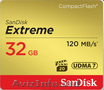 Карта памяти SanDisk Extreme UDMA 7 32Гб